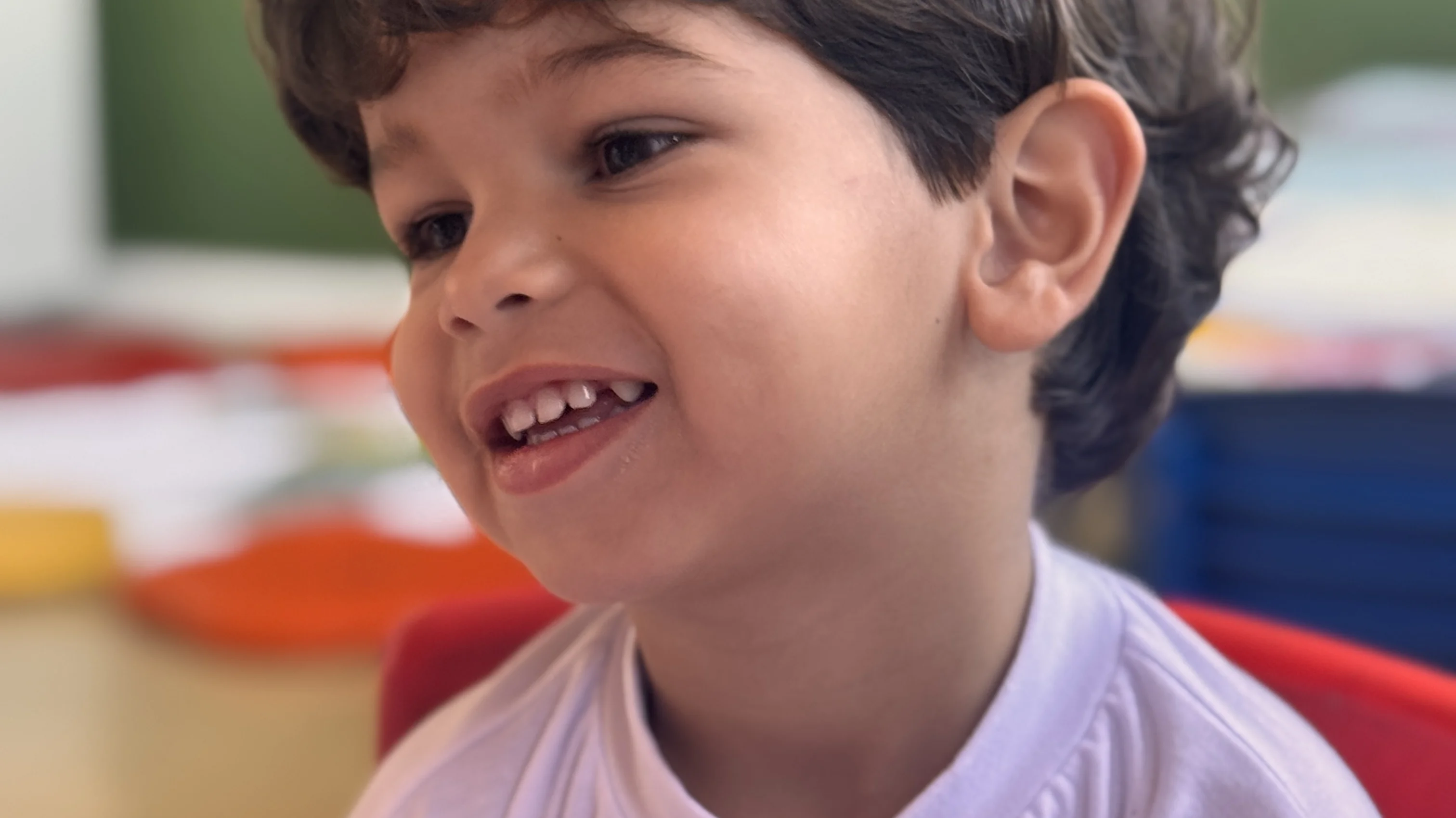 Crianças de 3 anos em atividade de socialização no ITB - Infantil 3