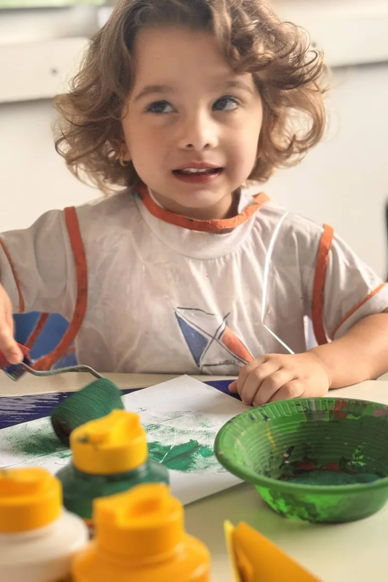 Crianças da Pré-escola em atividade no ITB