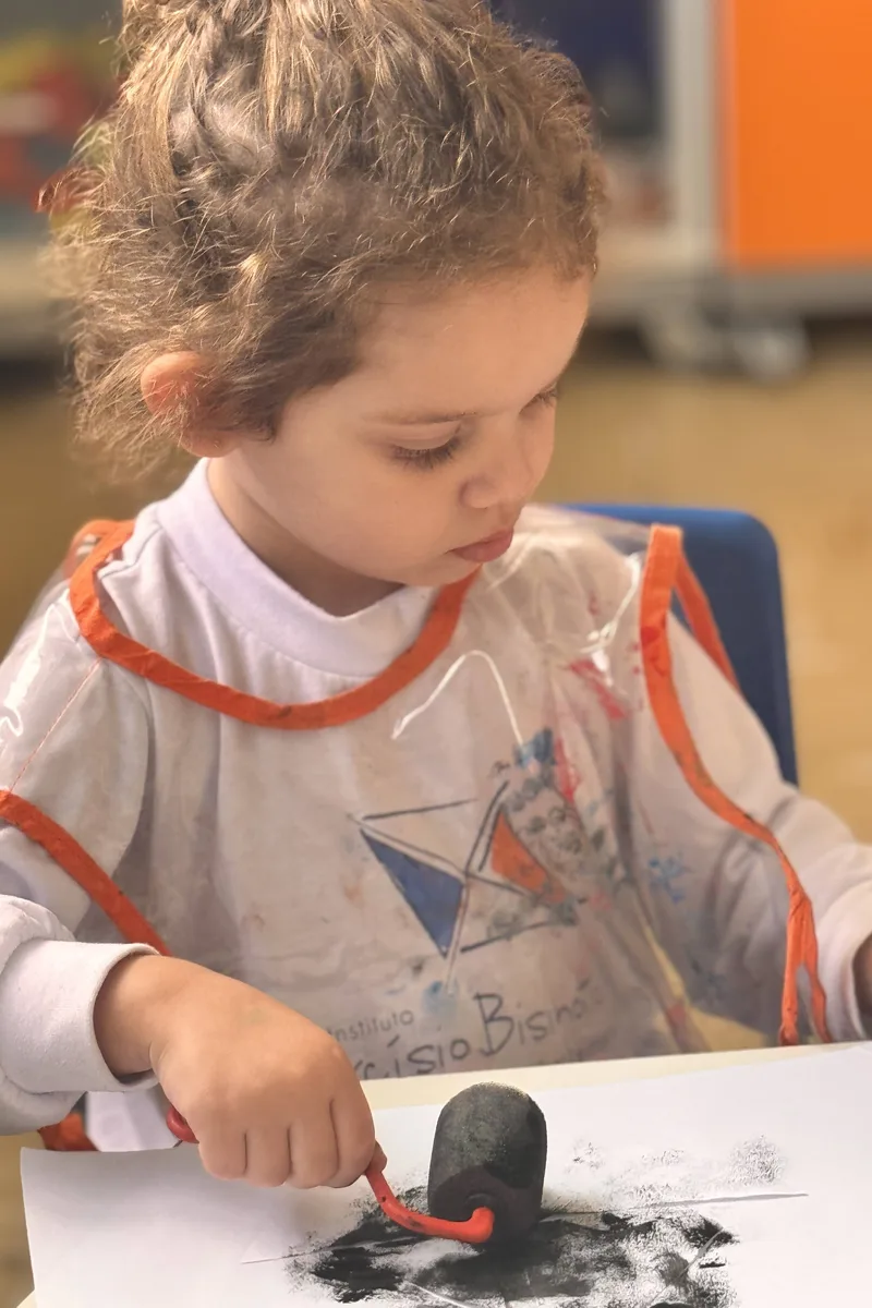 Crianças da Pré-escola em atividades educativas